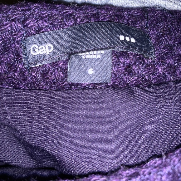 GAP Navy Wool Blend Skirt - Size 6 - Picture 4 of 5